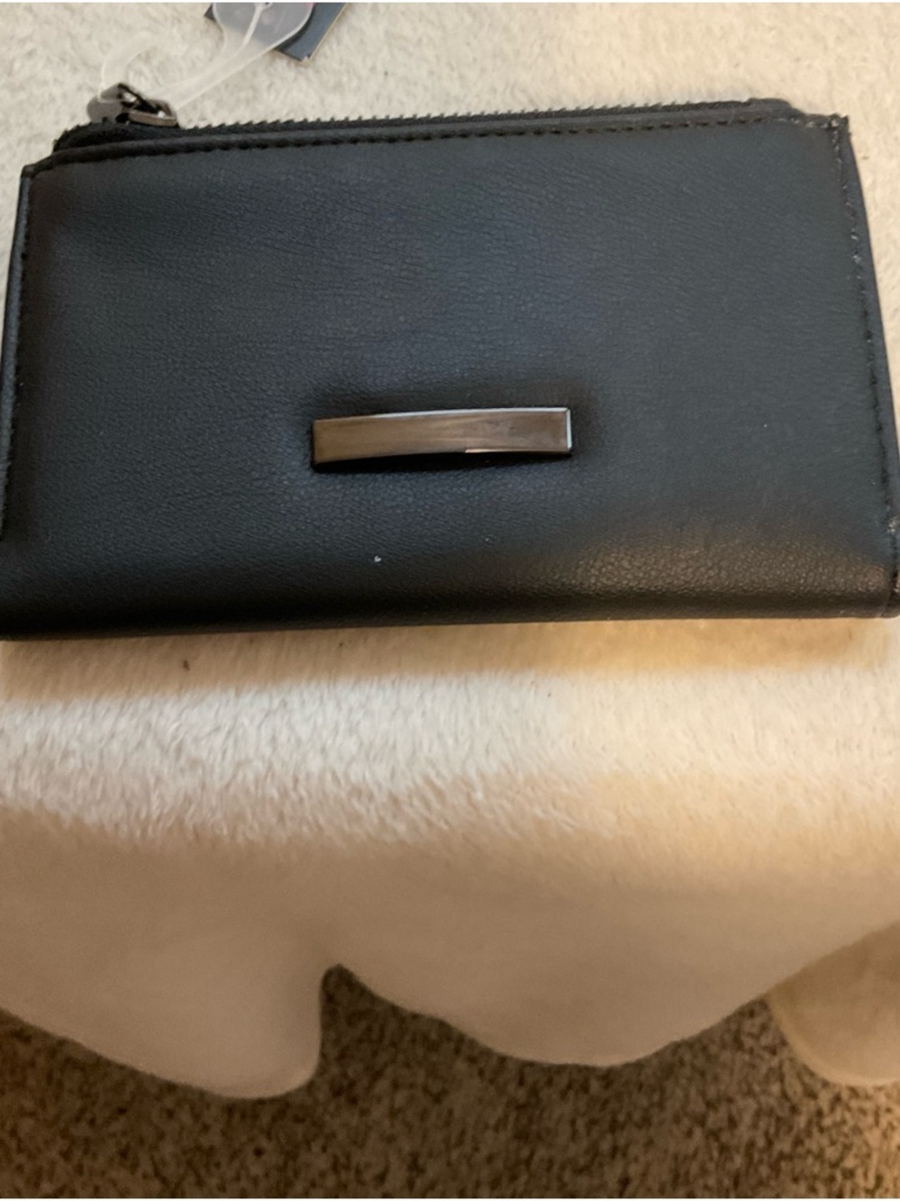 Black Women's Zip Wallet - Sleek Everyday Wallet